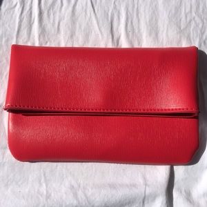 Neiman Marcus faux leather clutch